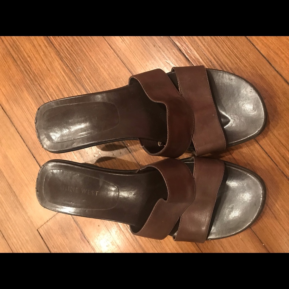 Nine West Brown Sandals